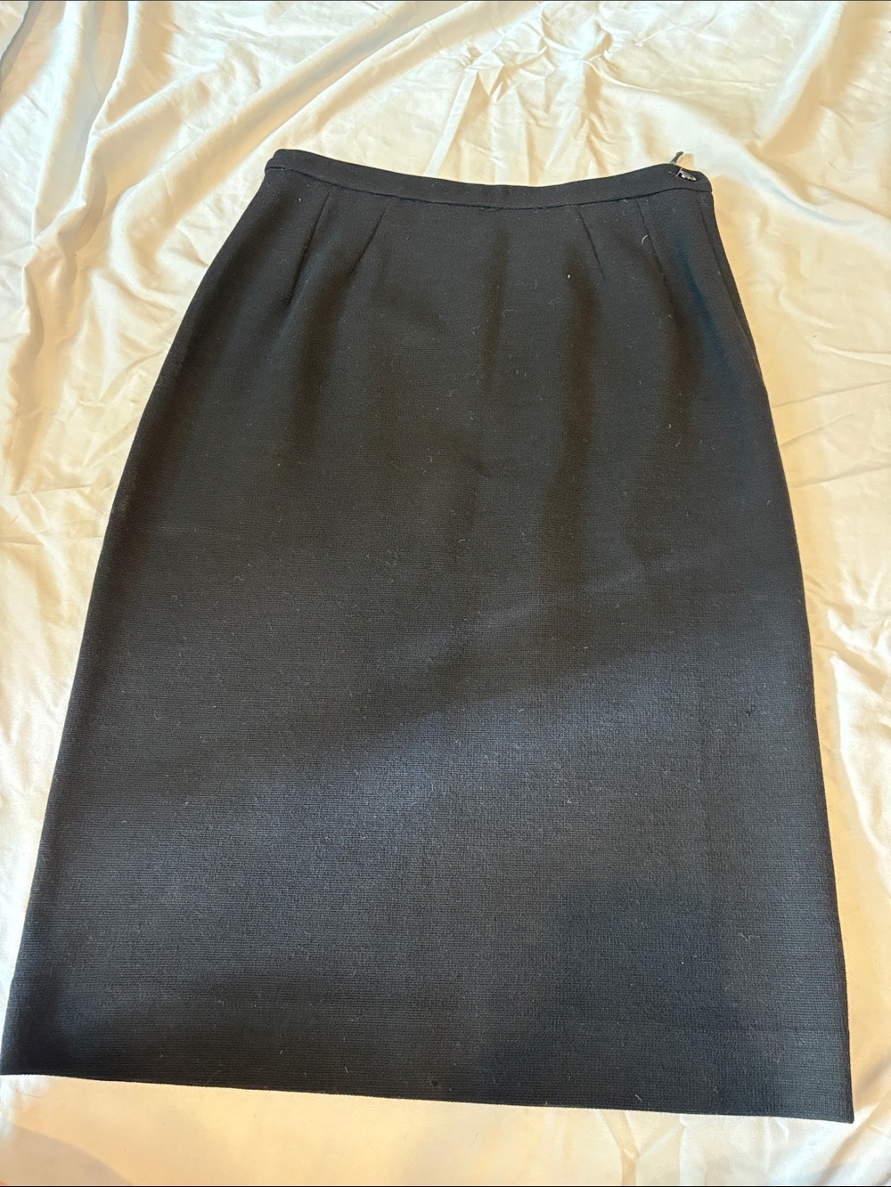 Union Made Vintage Black Pencil Tailored Work Skirt